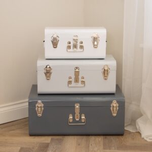 Storage Trunks - Dark Grey Light Grey And White - MHRMS403_1